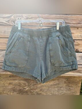 Aerie Women's Boardwalk Shorts Elastic-Waist Size Large